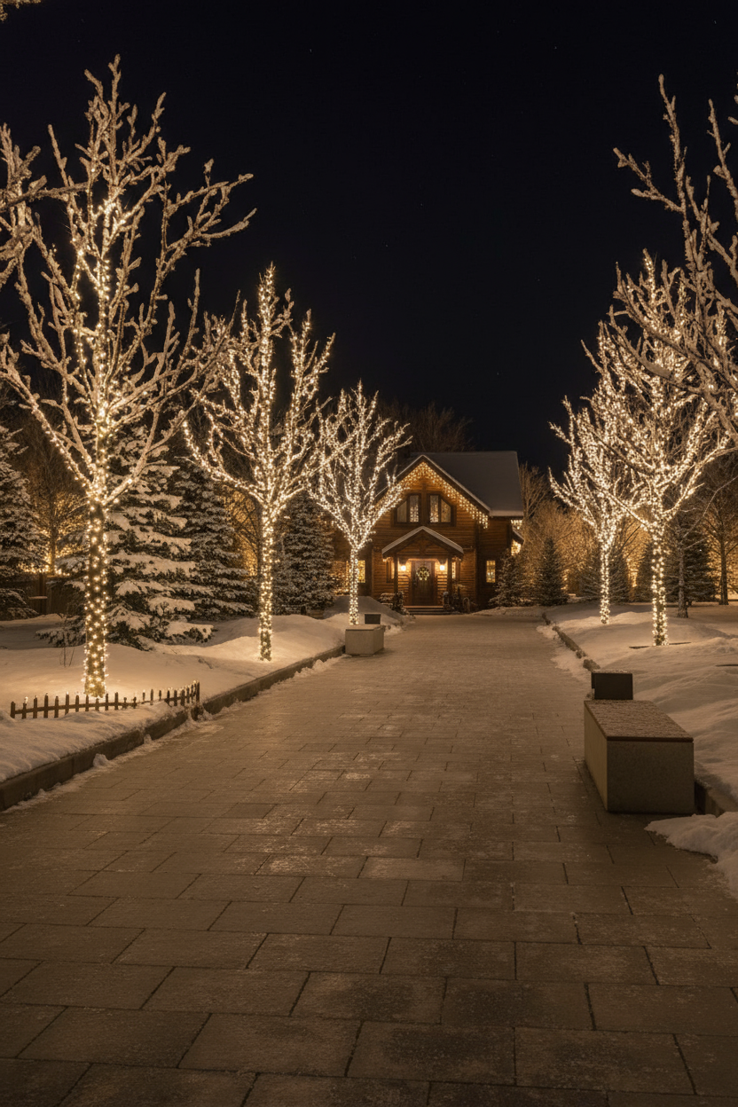 Гирлянда Спайдер тёплый